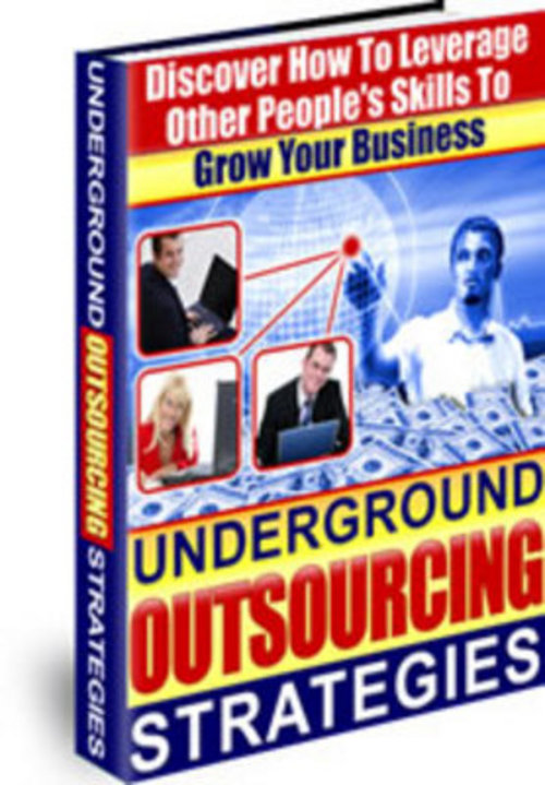 Product picture **NEW** Underground Outsourcing Strategies 2011