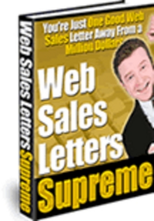 Product picture *NEW* Web Sales Letters Supreme 2011