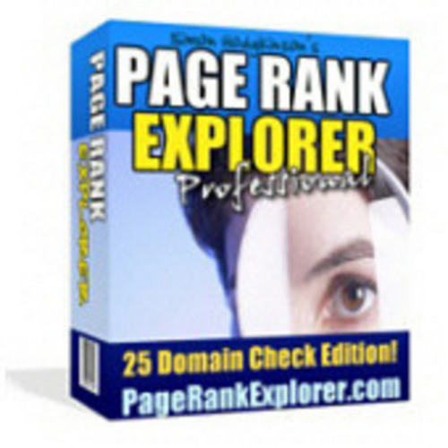Product picture *NEW* Page Rank Explorer PRO With PLR 2011