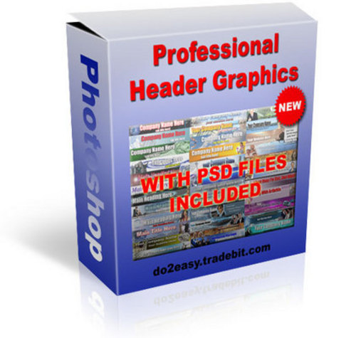 Product picture *NEW*Professional Header Graphic Templates Wit 2011