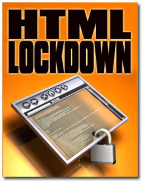 Product picture **NEW** HTML Lockdown Software With Resale 2011