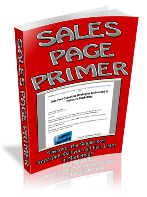 Product picture *NEW* Saler Page Primer With Master Resale 2011