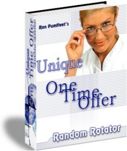 Product picture *NEW* Unique One Time Offer Random Rotator Script  2011