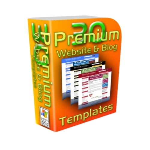 Product picture *NEW* 30 Premium Website & Blog Templates 2011