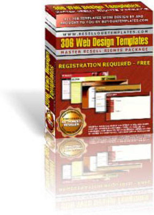 Product picture **NEW** 306 web design templates. 2011
