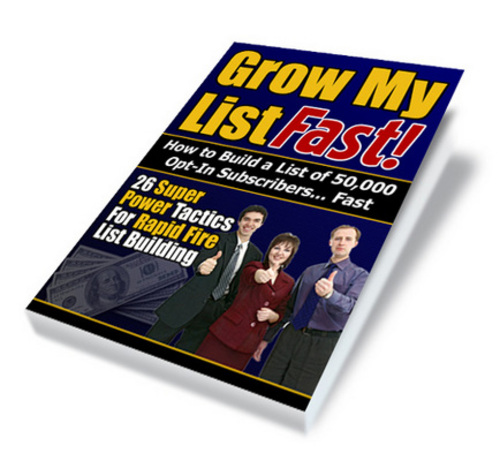 Product picture *NEW* GrowMyListFast MRR0213.zip 2011