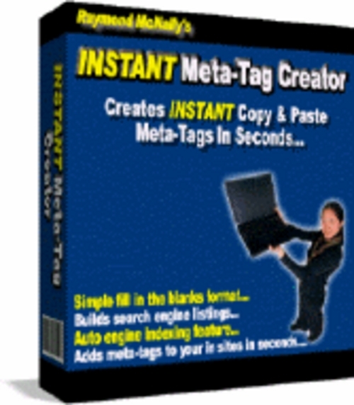 Product picture *NEW* Instant Meta Tag Creator mtc 2011
