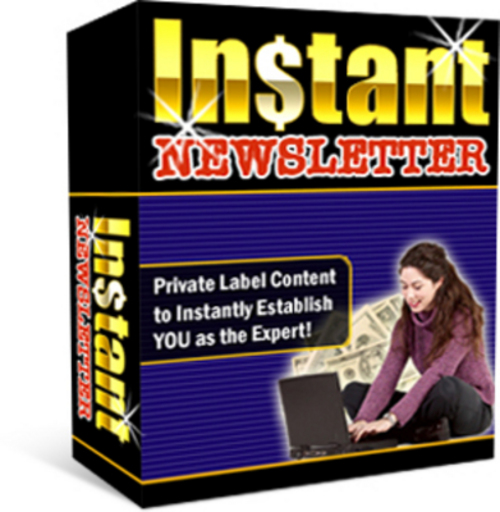 Product picture *NEW* Instant Newsletter 2011