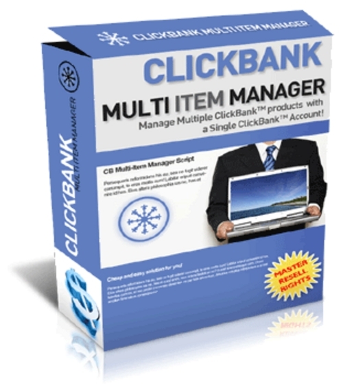 Product picture *NEW* CB Multi-Item Manager Script MRR 2011