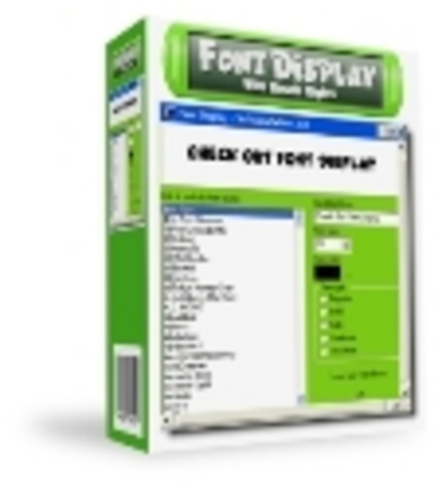 Product picture *NEWFont Display Software MRR Allows Viewing Fonts 2011