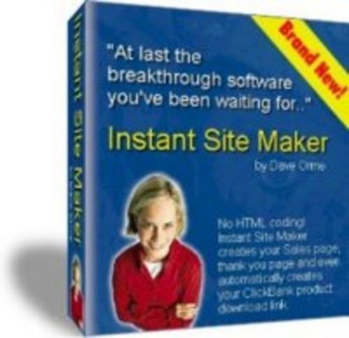 Product picture *NEW*  Instant Site Maker With Resale Rights 2011
