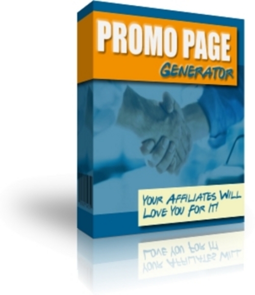 Product picture *NEW* Promo Page Generator 2011