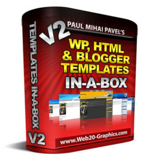 Product picture *NEW* HTML & Blogger Templates In A Box 2011
