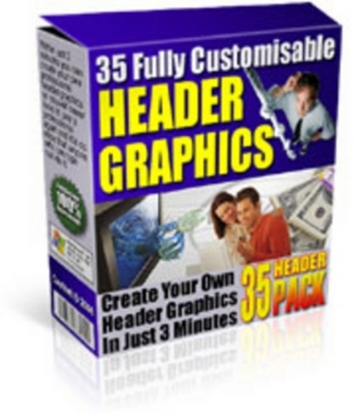 Product picture *NEW* 35 Header Graphics Package With Master Resale 2011