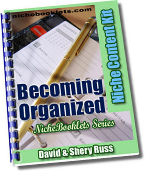 Product picture *NEW* Becoming Organized with Master Resell 2011