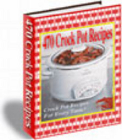 Product picture *NEW* 470 Crock Pot Recipes + resell rights w/mrr 2011