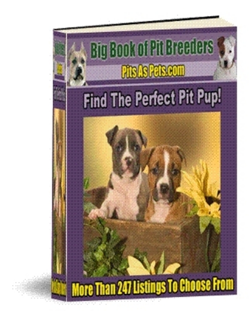 Product picture *NEW* Big Book of Pitbull Breeders 2011